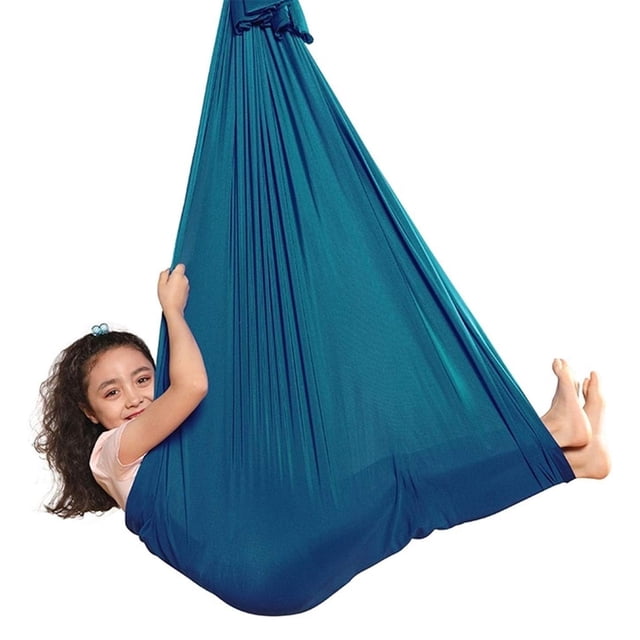 Columpio elástico para niños con entrenamiento sensorial para aliviar el autismo, hamaca de interior
