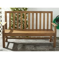 Indaka Indoor/Outdoor Contemporary Acacia Bench