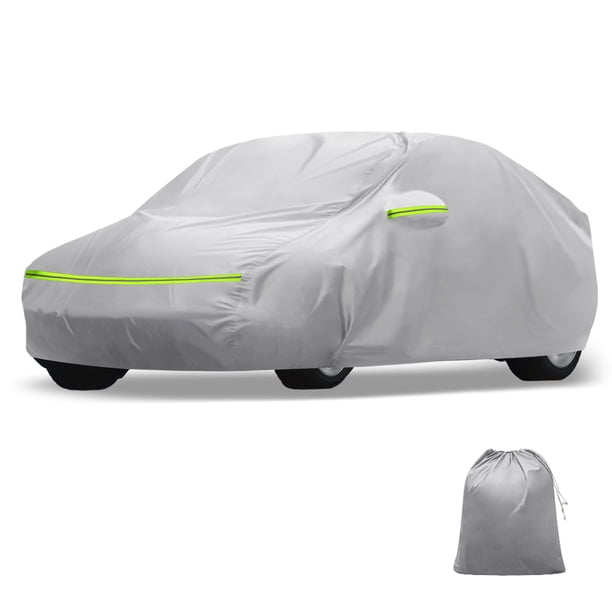 Funda Impermeable para Coche de Aluminio y Algodón con Cierre de Puerta, Protección Universal