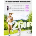 thumbnail image 4 of Heaflex Dog Shock Collar with Remote Control - Rechargeable Training Collar for Dogs, Beep/Vibration/Shock, Security Lock, 3300FT Range IPX8 Waterproof Electric Collar for 10-120lbs All Breeds, 4 of 7