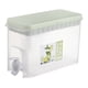 thumbnail image 2 of Dispensador de bebidas frías de 3,5L con rejilla de hielo y grifo - jarra de zumo blanco o verde para limonada, té helado y agua, 2 of 9