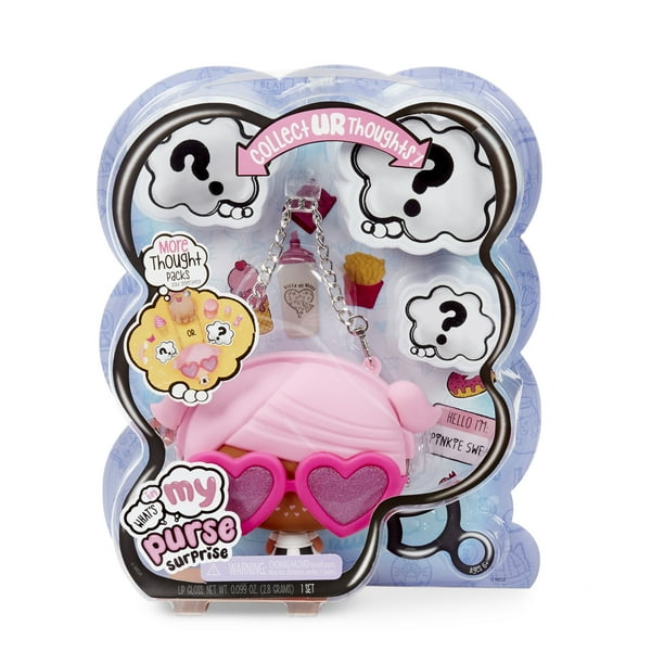 What?s in My Purse Surprise Doll Purse Pink