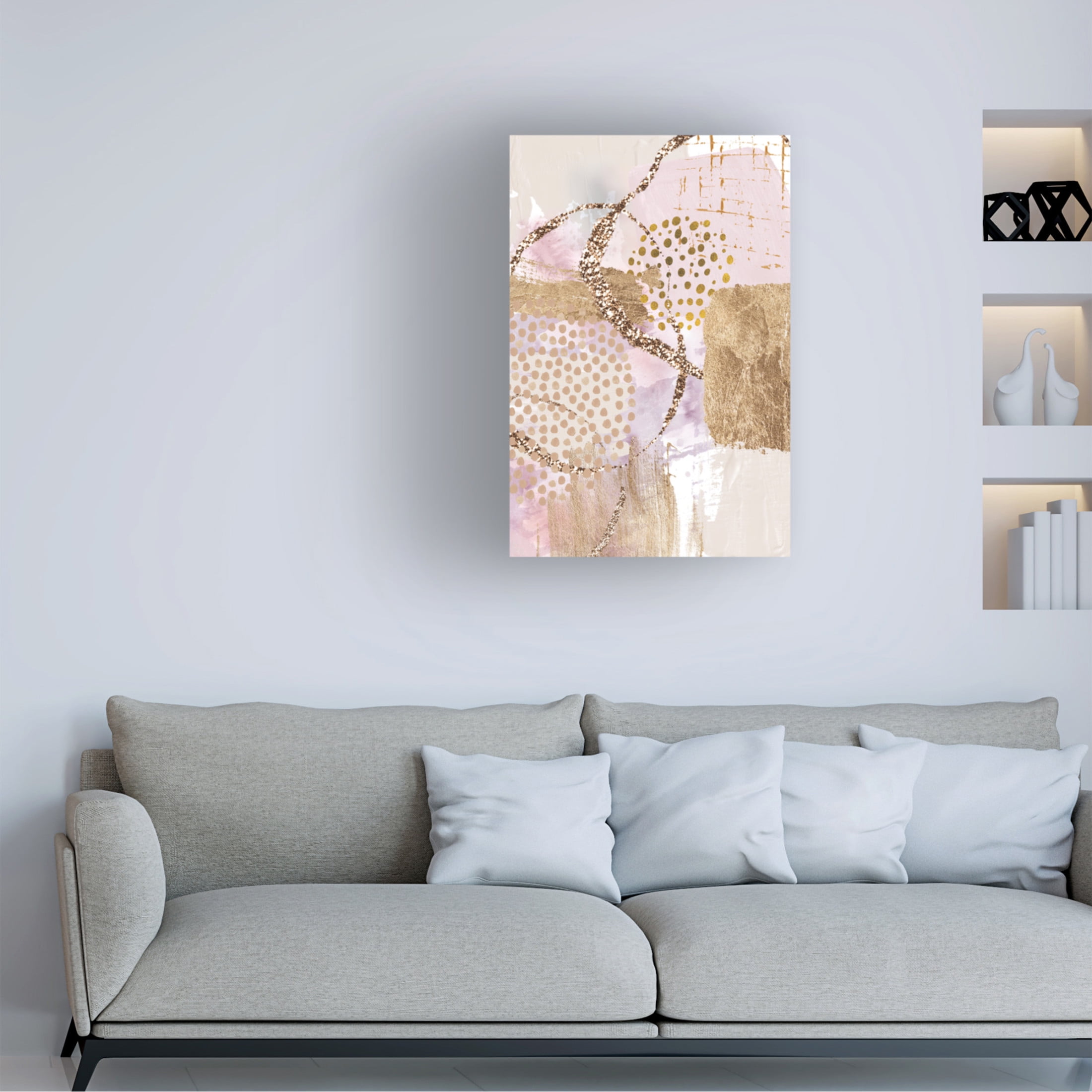 Trademark Fine Art Sally Ann Moss Golden Sunrise 3 Canvas Wall Art