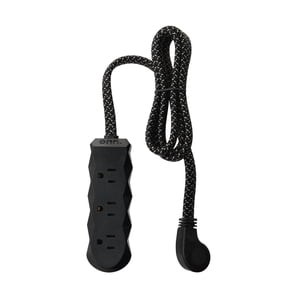 onn 3-Outlet Surge Protector with 4' Power Cord