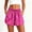 hgg346-Hot Pink, variant on Women's Five Point No Front Seam Yoga Leggings High Stretch Fitness Running Tight Pants Breathable Soft Sweat Wicking