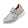 thumbnail image 1 of New European And American Rhinestone Suede Breathable Wedge Casual Shoes, 1 of 9