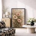 thumbnail image 2 of Framed Canvas Print Wildflower Wall Art Boho Decorative for Living Room Bedroom - 16"x24" BLACK, 2 of 8