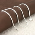 thumbnail image 3 of 925 Sterling Silver Snake Chain Necklace 3MM 16'', Jewelry 18'', 20'',22'',24'' Stunning, 3 of 6