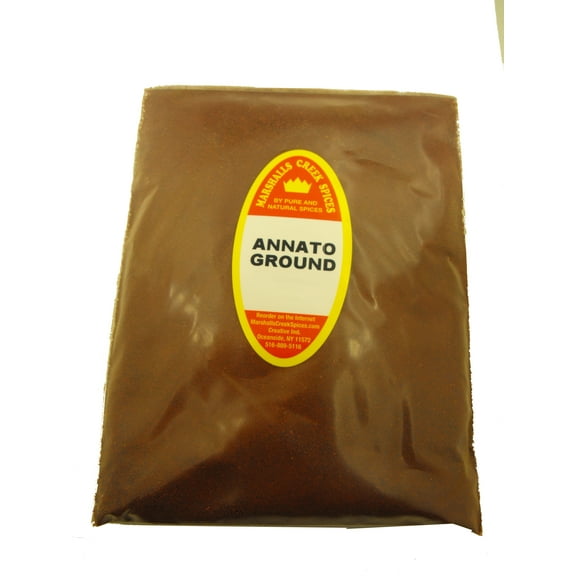 Family Size Refill Marshalls Creek Spices Annatto Seed Ground Seasoning, 40 Ounce