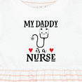 thumbnail image 4 of Inktastic Daddy is a Nurse Baby Girls Baby Dress, 4 of 5