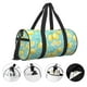 thumbnail image 3 of Fotbe Yellow Lemon Bolsa Deportiva de Lona Plegable con Estampado, Bolsa de Gimnasio con Bolsillo Seco/Húmedo, Bolsa de Viaje Ultraligera de Gran Capacidad, 3 of 6
