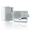 thumbnail image 1 of Par de altavoces Bluetooth para exteriores Herdio 3.5 200 W, 3 vías, color blanco, 1 of 8