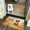 thumbnail image 2 of Welcome Fall Dachshund Cozy Autumn Field Pumpkins Golden Leaves Doormat Wiener Dog Lover Gifts Idea Indoor Outdoor Welcome Mat - 12013, 2 of 5