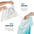 thumbnail image 3 of Zober Velvet Ultra Slim Non Slip Shirt Hangers, 50 Pack, Blush, 3 of 7