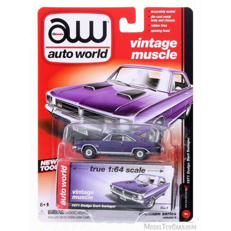 Autoworld 64042B 1 by 64 Diecast Muscle Cars Release 5B Premium