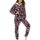 thumbnail image 5 of Pijamas Navideños Para Mujer, Pijamas de Una Pieza, Camisones Cómodos de Invierno, Mono de Felpa Ajustado Odeerbi  ODB187264, 5 of 9