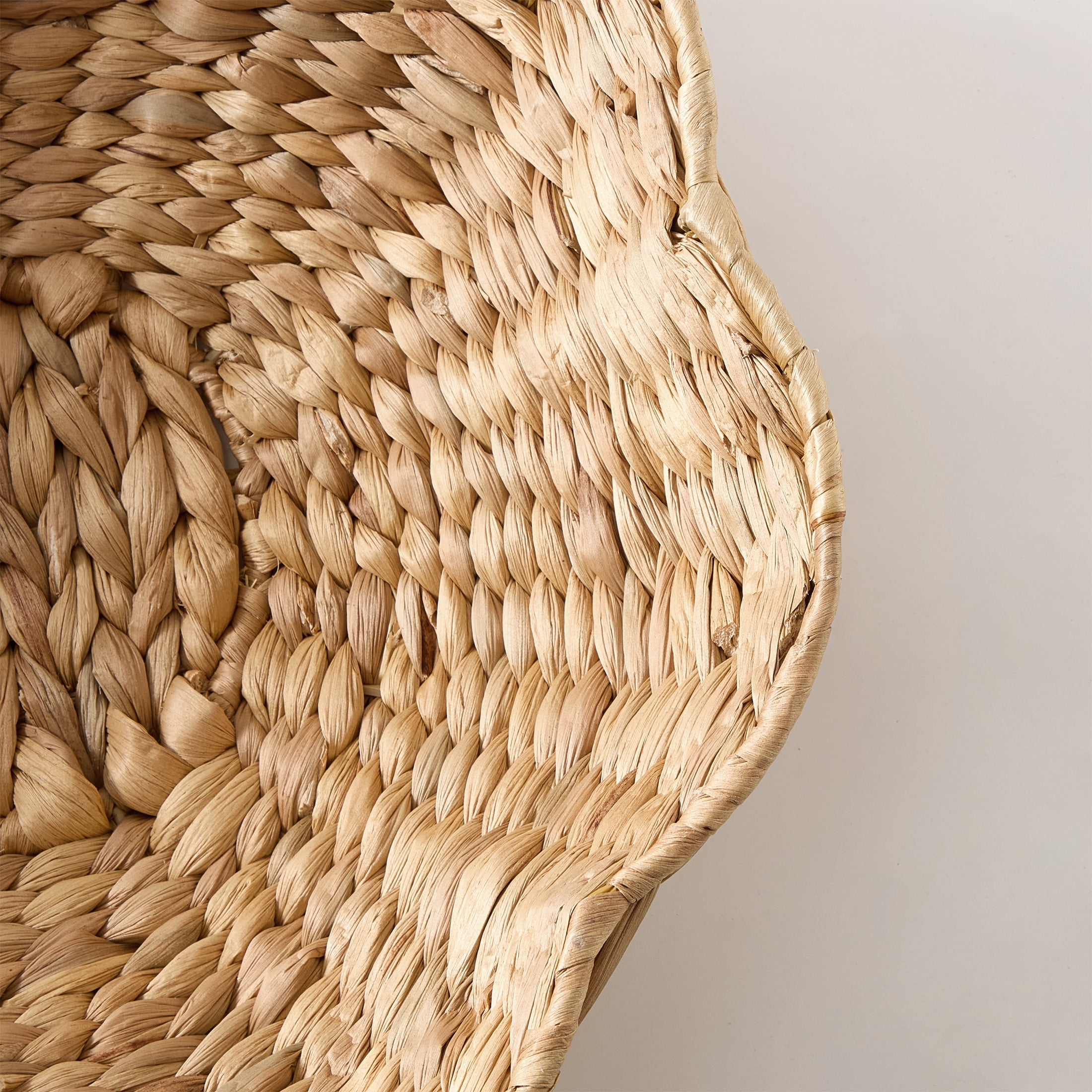 My Texas House Natural 14" Water Hyacinth Decorative Bowl