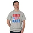 thumbnail image 4 of Funny Dubble Bubble Bigger is Bettter Men's Graphic T Shirt Tees Brisco Brands S, 4 of 4
