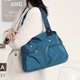 thumbnail image 5 of Bolsos De Hombro De Mamá Bolsas de hombro para mamá, bolso de viaje informal de gran capacidad, nailon para el trabajo (azul) Tmvgtek Para Estrenar, 5 of 6