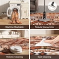 thumbnail image 3 of Washable Area Rugs for Living Room, Curtilage 6'x9' Moroccan Style Indoor Rugs, Non-Slip Soft Low Pile Carpet for Bedroom, Office, Dining Room, 3 of 10