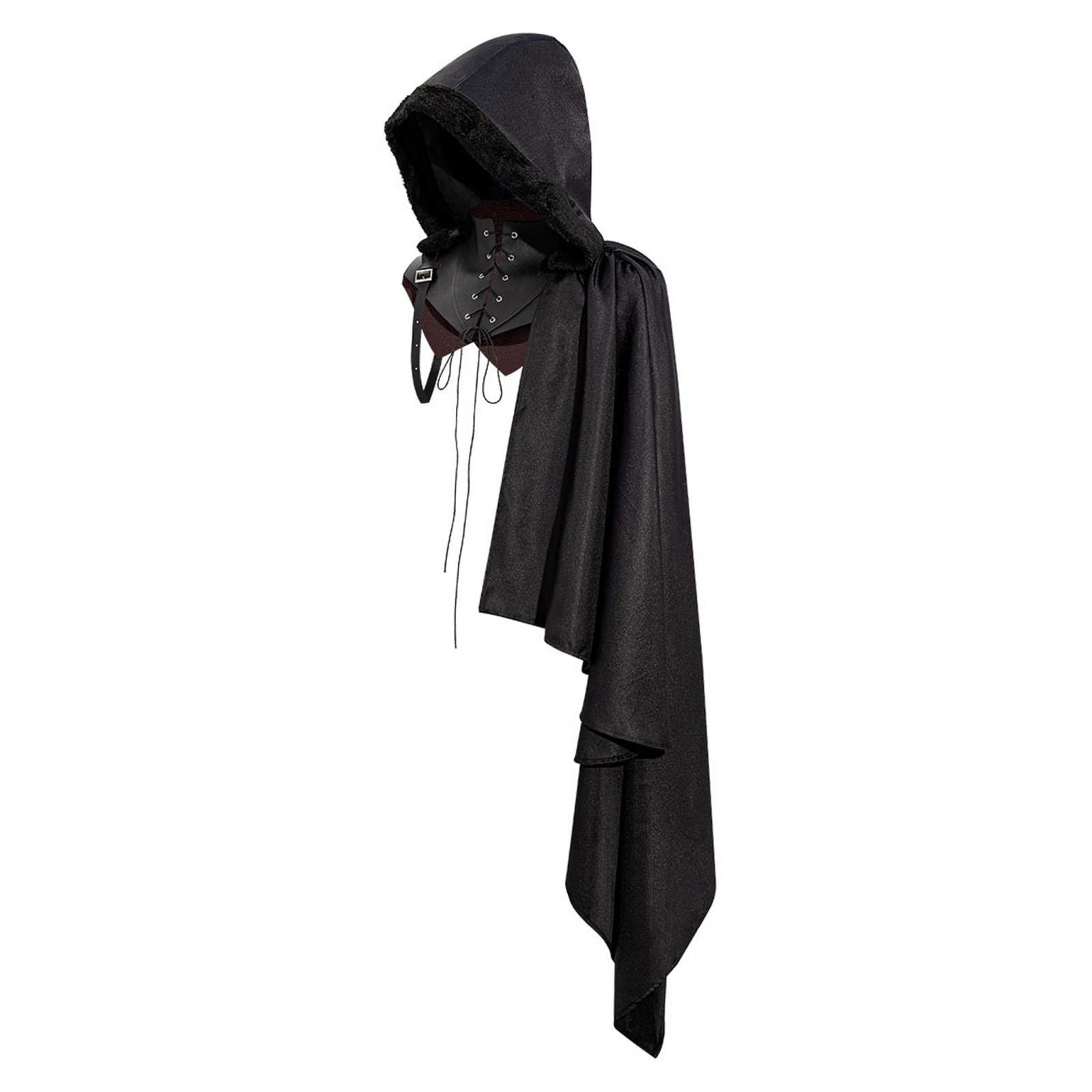 Assassin Cape Cosplay Punk Armor Cloak for Adult Halloween Stage