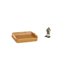 thumbnail image 5 of Cestas de almacenamiento,Cestas de almacenamiento de cocina tejidas con asas hechas a mano,Cestas de pan redondas Bandejas para servir Rectángulo,Figura de escritorio,Estatua de, 5 of 8