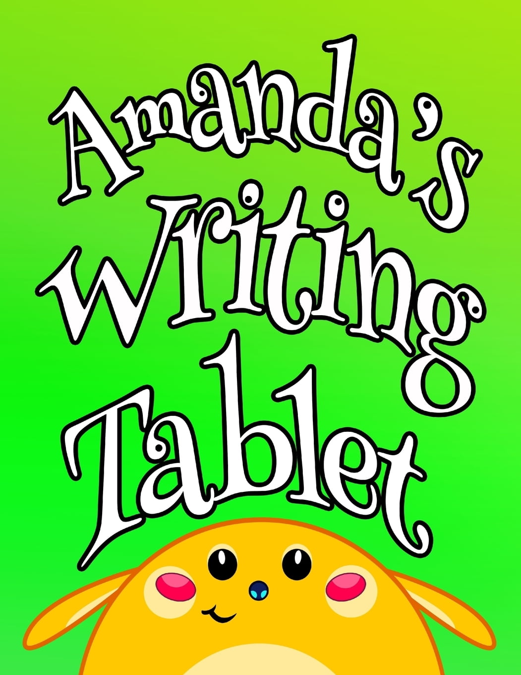 Amanda's Writing Tablet : Personalized Primary Writing Tablet for Kids