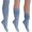 Ecru, variant on Women’s Cotton Slouch Socks 3 Pairs, Knee High Scrunch Boot Socks, Extra Long All Season Comfort, Made in USA (3 Pairs White)