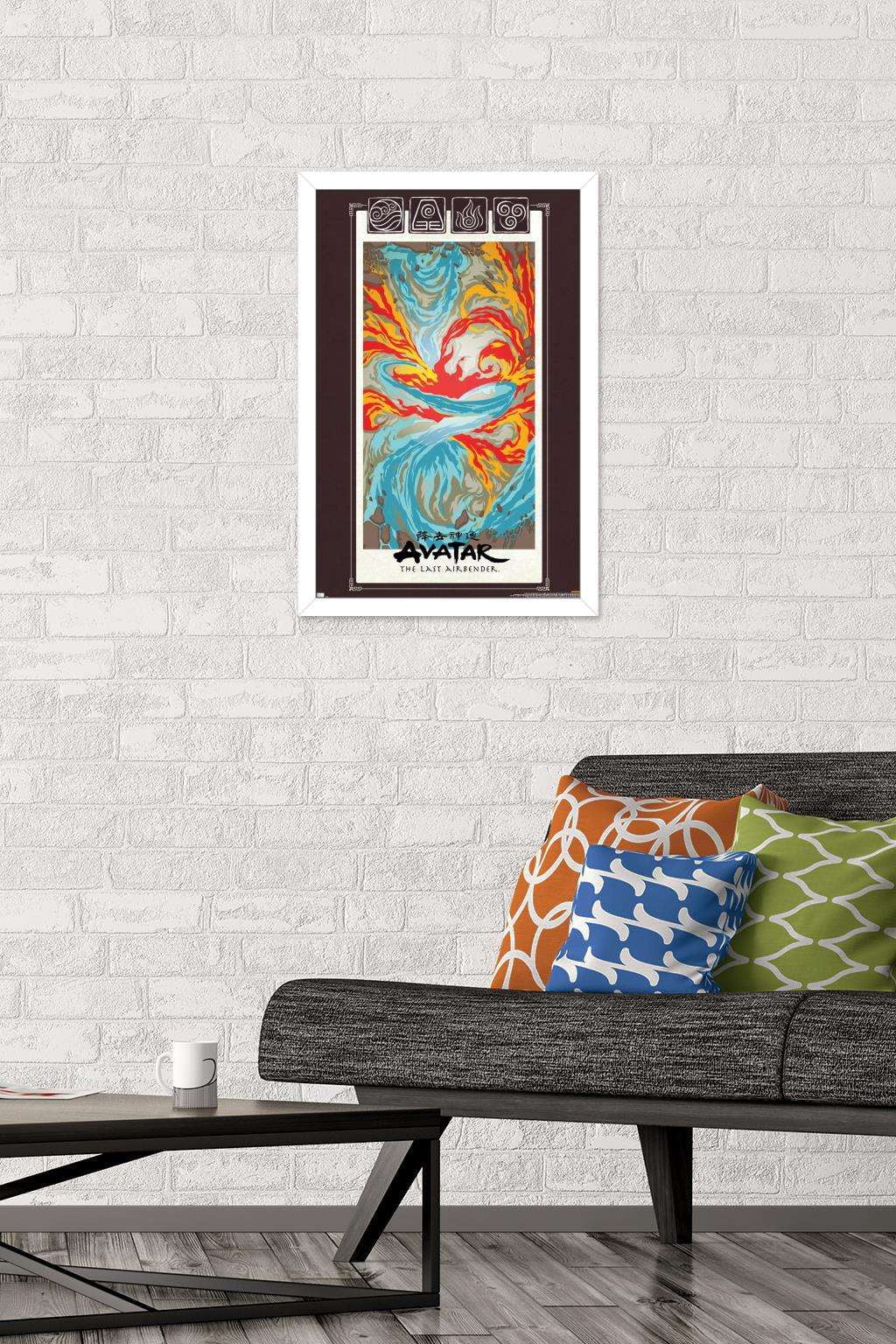 Avatar - Elements Wall Poster, 14.725" x 22.375", Framed