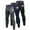 Black+Grey+Navy, variant on Mens Tights Leggings Quick Dry Sports Base layer With Phone Pockets, 3 Pack Size L