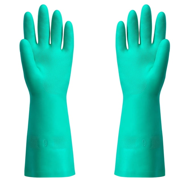Guantes de nitrilo resistentes a productos químicos ThxToms, talla grande, par
