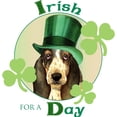 thumbnail image 3 of CafePress - St. Patrick Basset Women's Light Pajamas - Women's Short Sleeve Print T-Shirt and Pants Light Cotton Pajama Set, 3 of 7