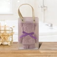 thumbnail image 6 of Bear Bath Towel Valentine's Day Gift Soft Absorbent Hand Towels with Bags for Wedding Graduation Baby Baptism Birthday Souvenir Supplies (Purple), 6 of 6