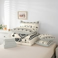 thumbnail image 5 of Feelyou Hippie Aztec Bedding Comforter Set 7pcs, Tribal Aztec Queen Bedding Sets, Vintage Mandala Style Queen Sheet Sets, Super Cozy Bedroom Decoration, 5 of 7