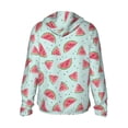 thumbnail image 2 of Picia Watermelon Women's Men's UPF 50+ Sun Protection Hoodie Shirt Long Sleeve SPF Fishing Outdoor UV Hiking Lightweight Shirts-Small, 2 of 9
