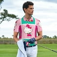 thumbnail image 3 of Saiise Sanrio Bd Mens Golf Shirt Moisture Wicking Dry Fit Mens Polo Shirts Dry Fit Performance Men's Golf Shirts Regular Fit Fashion Print, 3 of 7