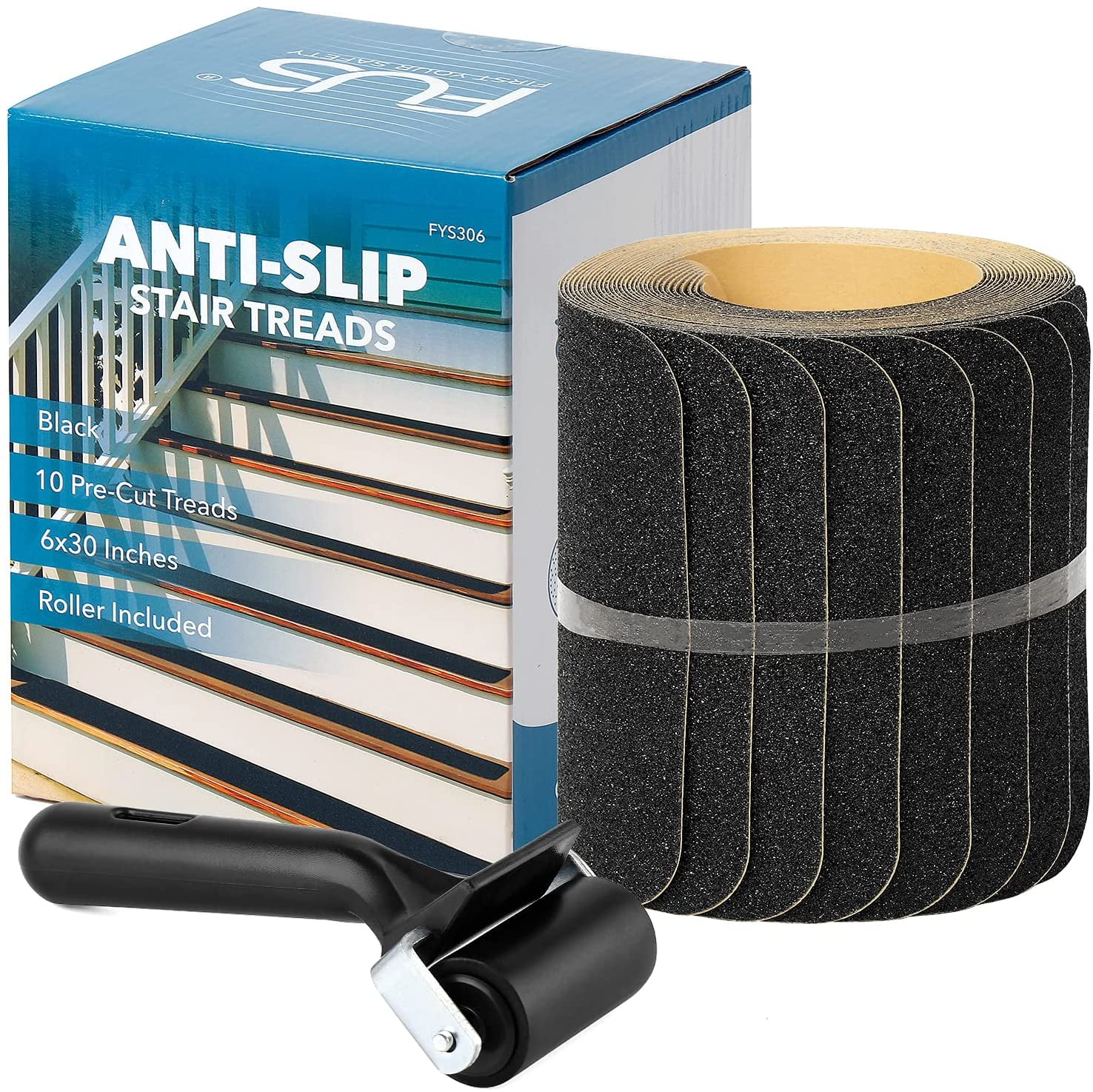 6" x 24" Non Skid Tread Stair Step AntiSlip.Safety Grip Tape USA Priority! 10 