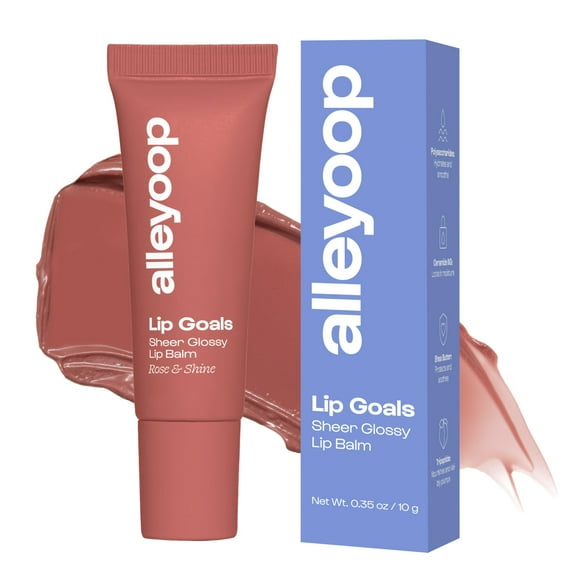 Bálsamo labial ALLEYOOP Lip Goals Glossy Sheer Dusty Rose Vegan
