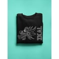 thumbnail image 3 of Ikal With Serpent. Sweatshirt Men -Ikal Designs, Male XX-Large, 3 of 4