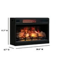 thumbnail image 4 of 26” 3D Infrared Quartz Electric Fireplace Insert with Safer Plug® and Safer Sensor™, 4 of 5