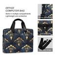 thumbnail image 4 of FORMRS 16" Laptop Bag Carrying Sleeve Case with Handle Travel Shoulder Briefcase, Blue Art Pattern, 4 of 8