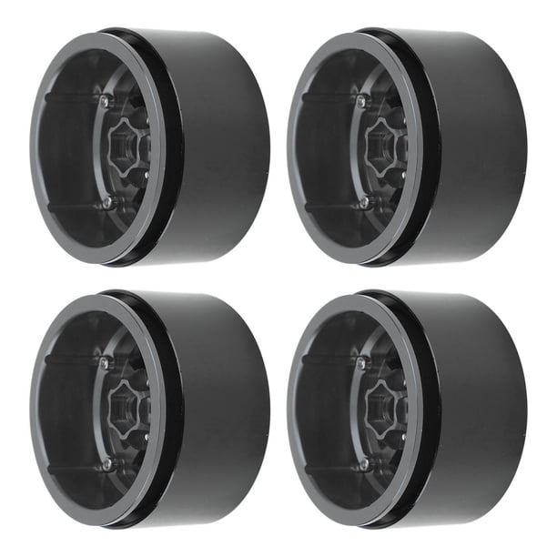 Buje de rueda de aleación de aluminio de 4 Uds., 2,2 pulgadas, buje de repuesto Universal para 1/10 RC simulación Crawler titanio YUNYI BRAND Deportes