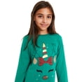 thumbnail image 6 of Wonder Nation Girls Reindeer Dress, 2-Pack, Sizes 4-12, 6 of 9