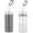 Gray, White, variant on 2 count Protein Container with Funnels Stand, 4 Stackable Leakproof Protein Dispenser, Portable Container for Workout, Fitness, Travel(Gray, White)