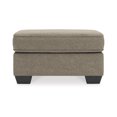 thumbnail image 3 of Signature Design by Ashley Contemporary Greaves Ottoman Chenille Driftwood, 3 of 4