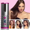 thumbnail image 2 of Cordless Automatic Curler Portable Electric Curling Iron with LCD Temperature Display Rapid Heating Automatic Rotating Ceramic Curler USB Rechargeable for Travel and Home Use, 2 of 9