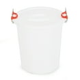 thumbnail image 3 of Tuff Stuff Products FS12 12 Gallon Seed and Animal Feed Heavy Duty Plastic Drum Bucket with Lock Lid for Dogs, Cats, Chickens, Cows, and Horses, 3 of 6