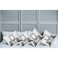 thumbnail image 2 of Ambesonne Victorian Throw Pillow Cover 4 Pack, Roman Design, 16", Black and White, 2 of 7