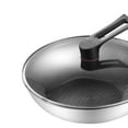 thumbnail image 1 of Wok en Acier Inoxydable, Wok en Acier Inoxydable, Wok en Acier Inoxydable, Wok en Acier Inoxydable Méticuleusement Conçu, 1 of 3