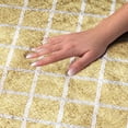 thumbnail image 3 of Addison Rugs Dream Shag Premium Machine Washable Transitional Lattice Gold Rectangle Rug, 8' x 10', 3 of 8